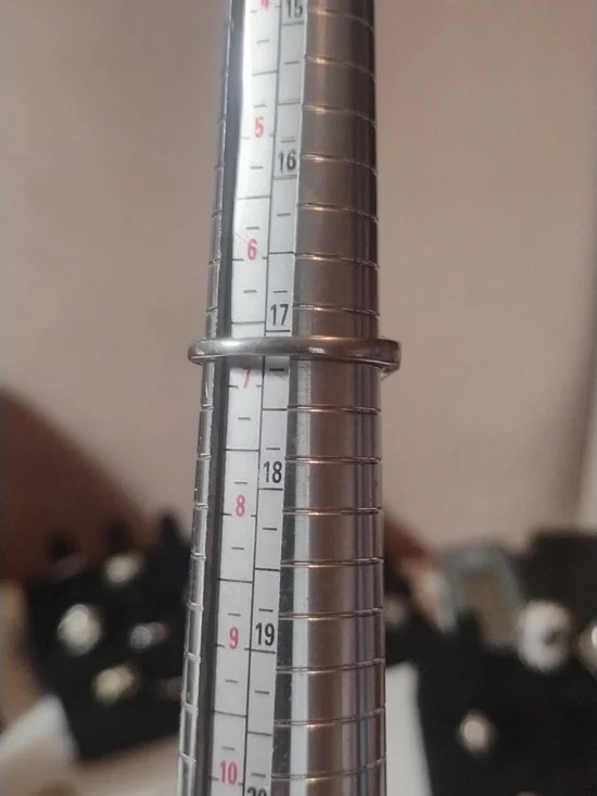 925 Sterling Silver Stamped Double Heart Ring Size 6.75 - Picture 5 of 6